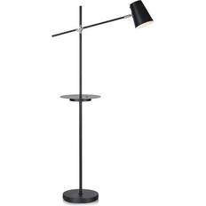 E14 Floor Lamps Markslöjd Linear Black Floor Lamp 144cm