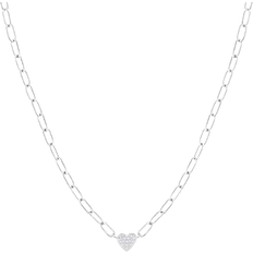 Guido Maria Kretschmer Collection Chain Necklace - Silver/Transparent