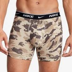 Nike Yellow Men's Underwear Nike Boxer Brief 3 Pack - Brown