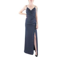 Aqua Long Dresses Aqua Womens Tie Back Split Hem Maxi Dress