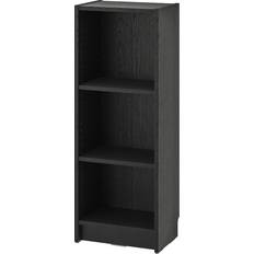 IKEA Svarta Bokhyllor IKEA BILLY ekmönstrad Bokhylla