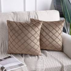 Shein 1pc Chemical Fiber Cushion Cover Without Filler, Modern Plaid Jacquard Case Kuddöverdrag