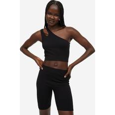 H&M Shorts H&M Ladies Black Seamless ribbed biker shorts