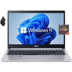 Ryzen 7 5700u Acer 2022 Aspire 5 Laptop A515: AMD Ryzen 7 5700U Processor, 16GB DDR4 RAM, 1 TB PCIe NVMe SSD, 15.6" Full HD IPS Display, WiFi 6, Backlit Keyboard, Windows 11 00195133144490