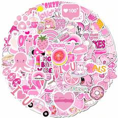 DIY on sale Shein 100pcs Pink Mixed Style Stickers