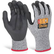 Work Clothes Glovezilla GLOVEZILLA NITRILE PALM COATED GLOVE GREY