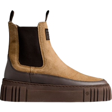 Damen - Wolle Chelsea Boots Gant Snowmont - Taupe/Dark Brown