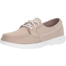 Skechers Women Boat Shoes Skechers Performance Women's GO Walk Lite-Eclipse Boat Shoe,natural,6.5