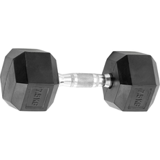 Rubber Dumbbells Peak Supps Hex Dumbbells 2.5kg Single