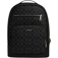 Coach Ethan Backpack In Signature Canvas - Gunmetal/Charcoal/Black