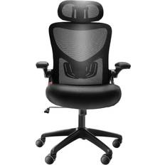 Poliéster Muebles VEVOR Ergonomic Mesh Black Silla de oficina 125cm