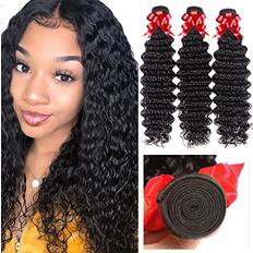 Recifeya Virgin Hair Deep Wave Bundles Human Hair Unprocessed Virgin Brazilian Human