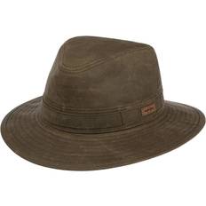 Stetson traveller Stetson Vintage Wax Traveller Hat - Olive