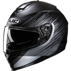 HJC C70N Sway Helmet, black-silver, for Men