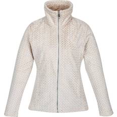 Beige - Fleece Jas Jassen Regatta Women's Heloise Full Zip Fleece Jacket - Light Vanilla Plait