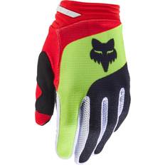 Fox Gants de Moto Fox 180 Ballast Gants de motocross pour jeunes, noir-rouge-jaune, taille