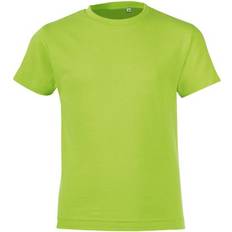 Sol's Childrens Unisex Childrens/Kids Regent Short Sleeve Fitted T-Shirt Apple Green 2Y