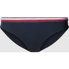 Blu Fondi bikini Tommy Hilfiger Global Stripe Ribbed Hipster Bikini Bottoms - Desert Sky