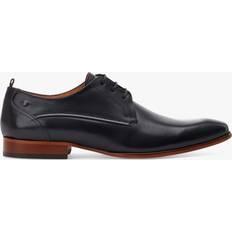 Derby Base London Mens Gambino Waxy Black Derby Shoes