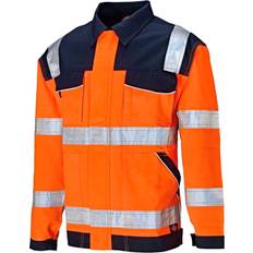 Dickies Werkjassen Dickies High Visibiliy Mens Orange Work Wear Jacket