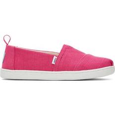 Toms flickor klassisk Alpargata loafer platt, Fuchsia arv kanvas