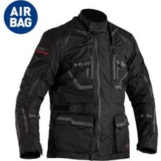 Rst Pro Series Paragon Ladies Airbag Chaqueta textil de motocicleta, negro, tamaño para mujer