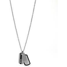 Fossil Men Necklaces Fossil Dog Tag Stainless Steel Necklace JF00494998 JF00494998