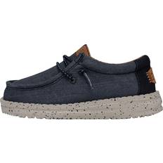 Low Top Shoes Hey Dude Toddler Boys Wally Washed Canvas Loafers, 10M