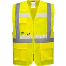 5XL Arbeidsvester Portwest Glowtex Ezee Executive Vest - Hi-VisGul