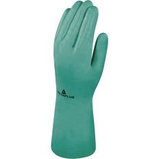 Delta Plus Delta Plus VE801 Safety Gloves Green Synthetic Cotton Flock Nitrile 7/S