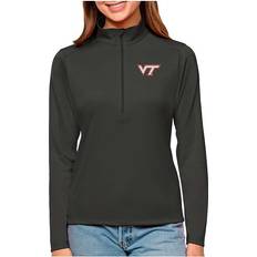 Sports Fan Apparel Antigua Virginia Tech Hokies Women's Tribute 1/4 Zip Smoke