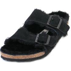 Shearling arizona Birkenstock Arizona Shearling Sandaler - Sort