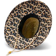 Leopard Headgear Hemlock Hat Co. Men's Straw Hat Big Cat