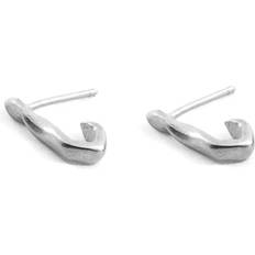 Anchor & Crew Evie Cuff Twist Silver Earring Studs