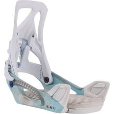 Snowboard Bindings Burton Women's Step On Re:Flex Snowboard Bindings - White/Graphic