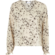 Coster Copenhagen Bluse Sprinkle Print Beige