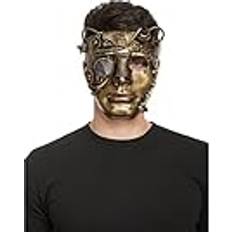 White Facemasks Fancy Dress Viving Costumes Steampunk Half Mask One Size