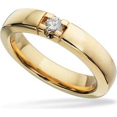 Scrouples Grace Alliancering 14kt guld med alt 0,15ct