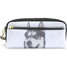 Vita Necessärer Eslifey Husky Dog Toiletry Bag - White