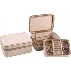 Blanca Blanca Smykkeskrin Beige KXD0708 Dame Velour Beige 15 X X 6.7