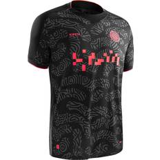 KIPSTA Viralto II Short-sleeved Football Jersey - Black/Grey/Pink