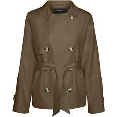 Brun - Trenchcoats Frakker Vero Moda Vmzoa Jacket - Brown/Capers