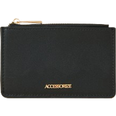 Accessorize Zip Card Holder - Black