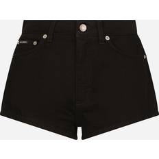 Dolce & Gabbana Shorts Dolce & Gabbana Denim Shorts Bermuda Women's High Rise Denim Shorts Black