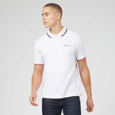 Ben Sherman Men's Twin Tipped Polo Shirt White 40/Regular