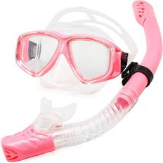 Optical Diving Gear Kit Myopia Snorkel Set, Nearsighted Dry Top Scuba Mask