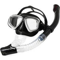 Optical Diving Gear Kit Myopia Snorkel Set, Nearsighted Dry Top Scuba Mask