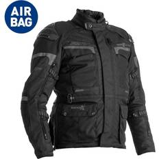 Rst 48, Black Pro Series Adventure-X Airbag CE Textile Jacket Black Black