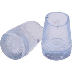 1Pair Latin Dance Shoes Covers Cap Hard Wearing Wedding Heel Protectors Stoppers High Heel Protectors For Shoes Shoe Care Multicoloured