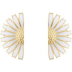 Georg Jensen Daisy Halva Blommor Örhängen - Silver
